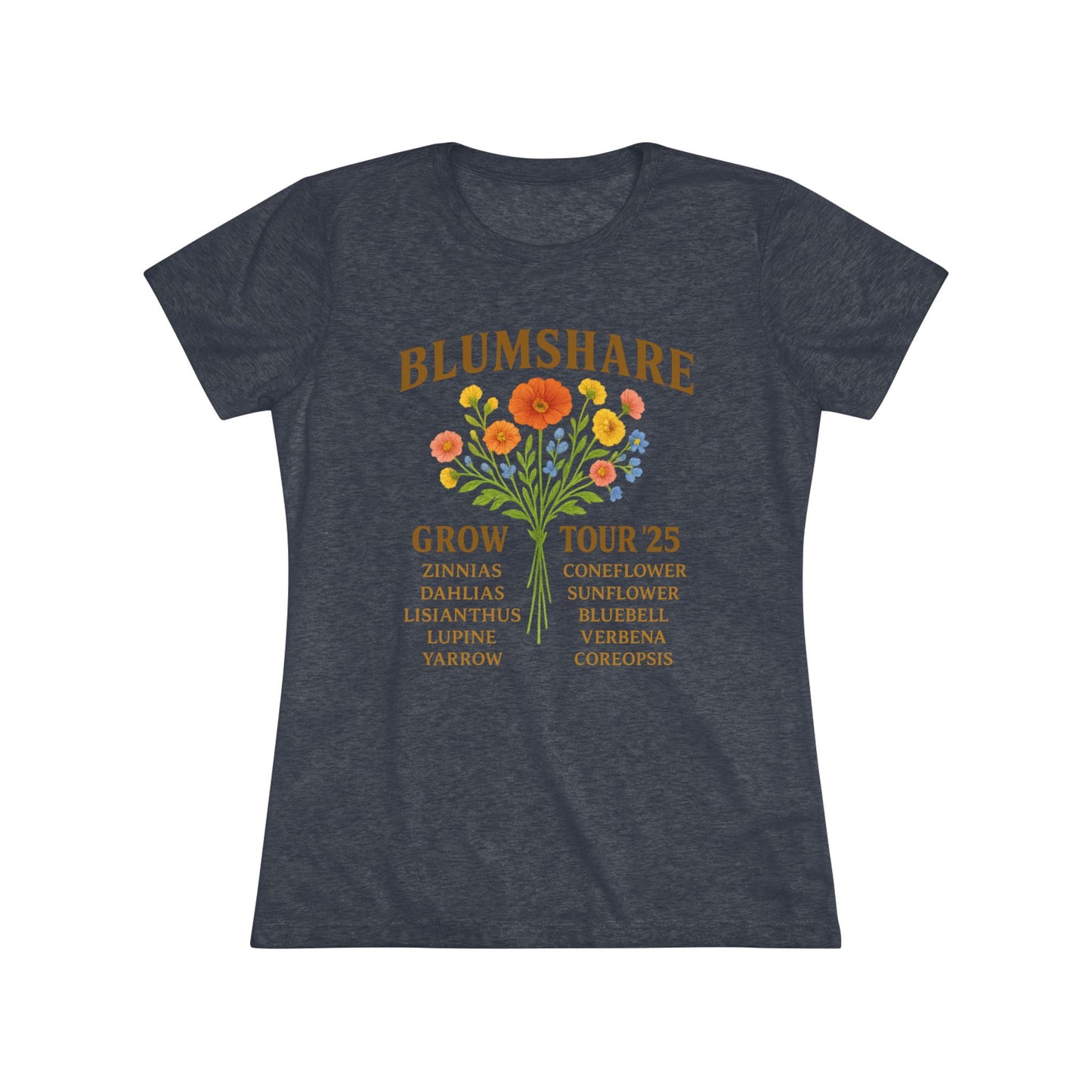 Flower Tour | Women's Tri-Blend Tee