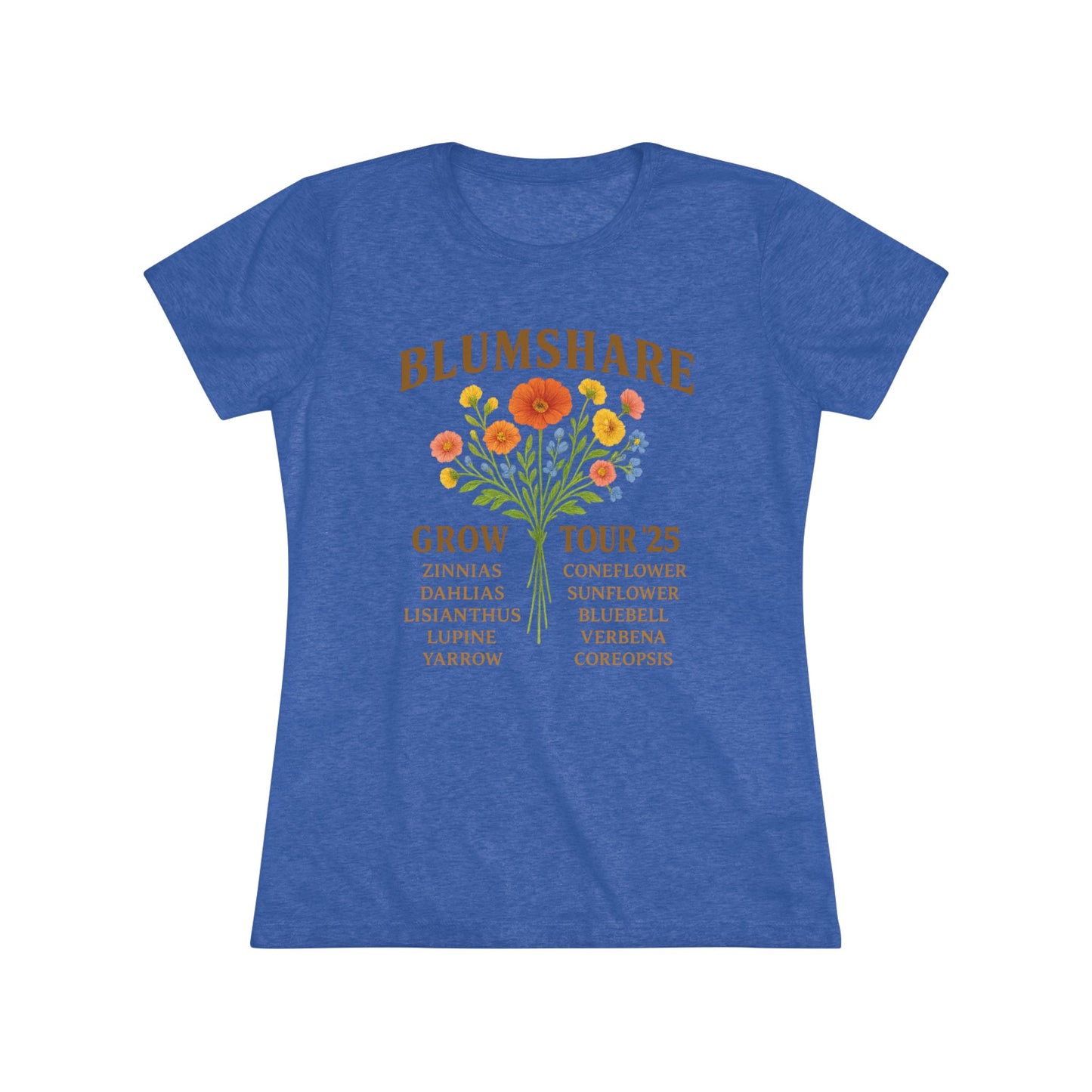 Flower Tour | Women's Tri-Blend Tee