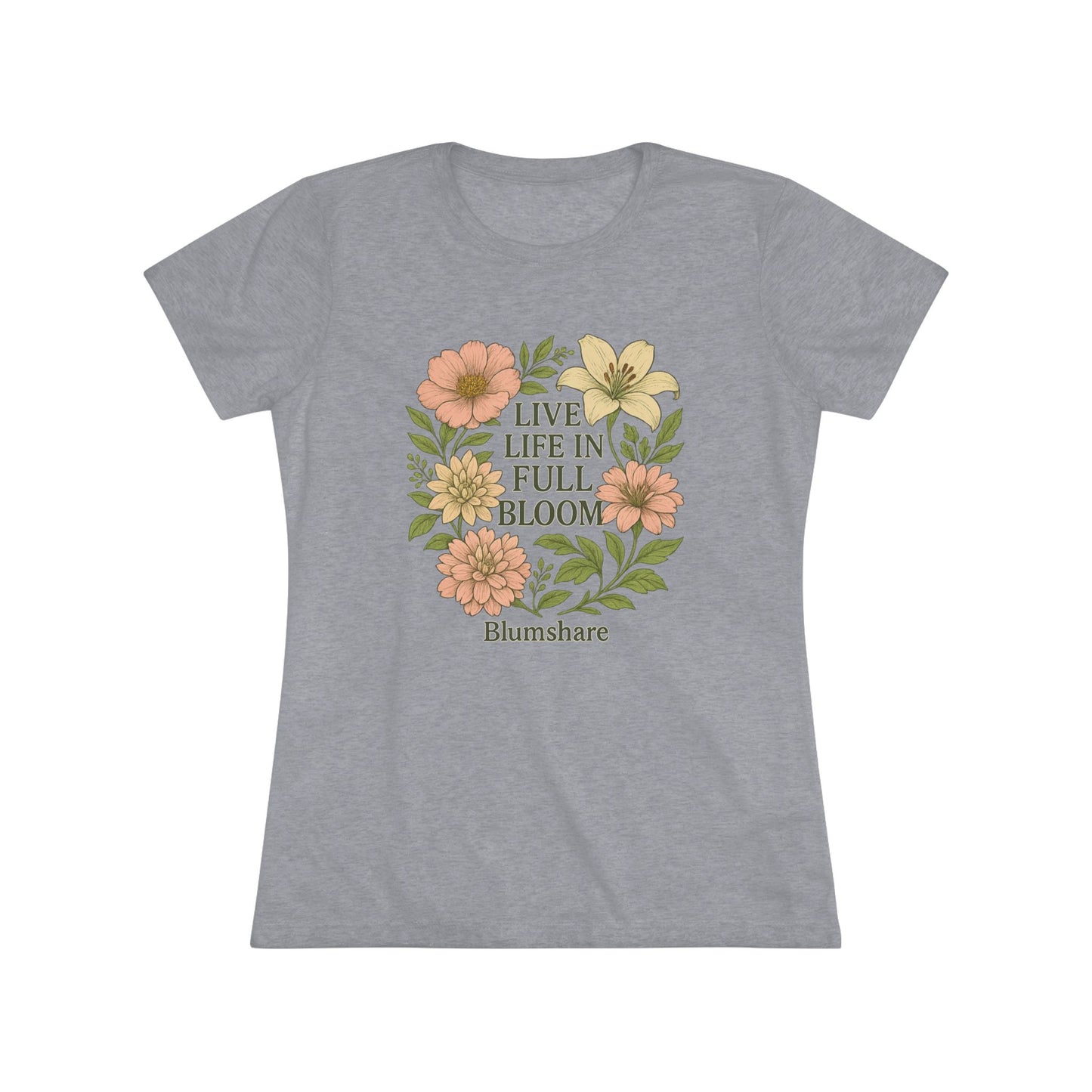 Full Bloom | Women's Tri-Blend Tee