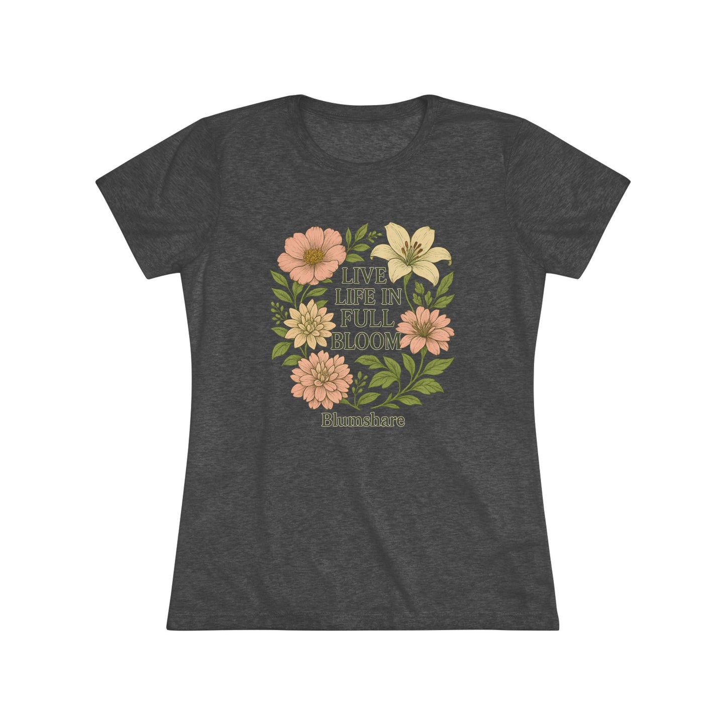 Full Bloom | Women's Tri-Blend Tee