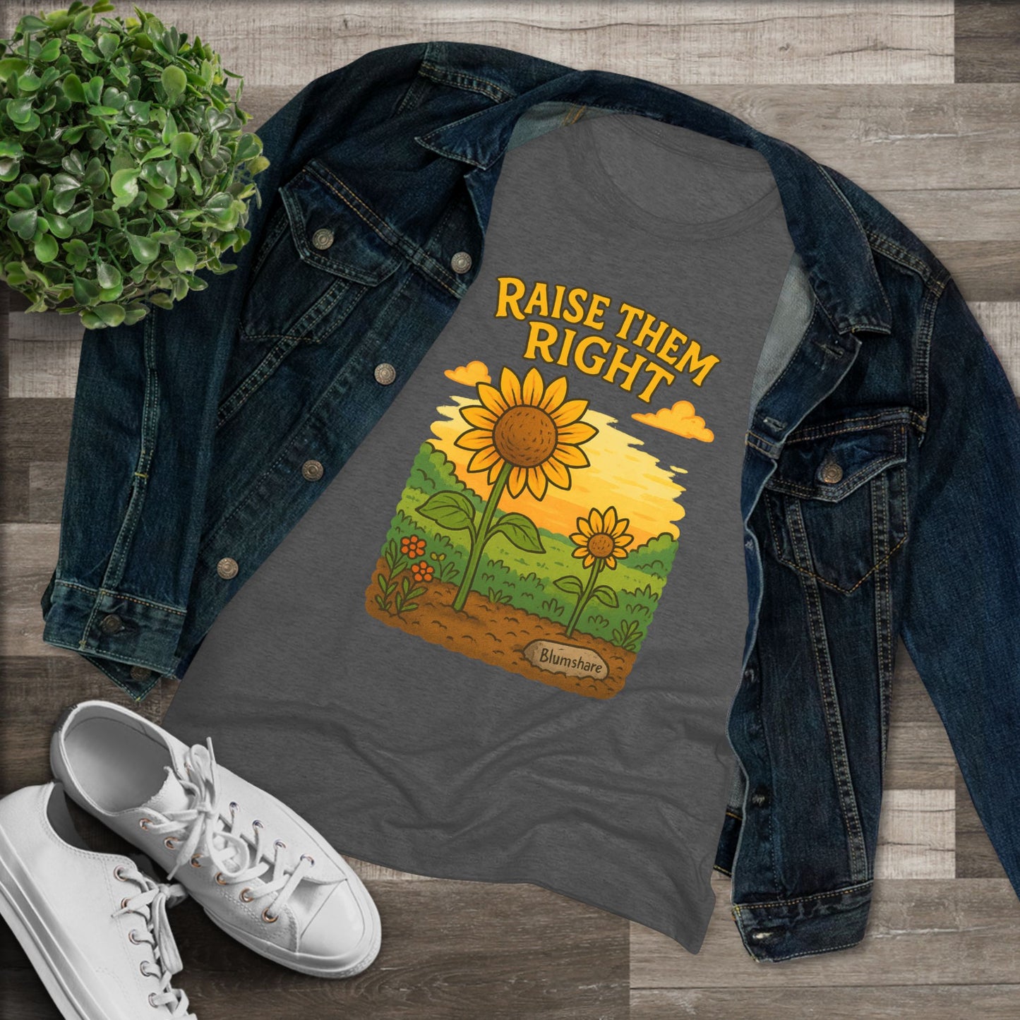 Raise Them Right | Women's Tri-Blend Tee