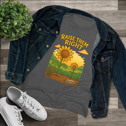 Raise Them Right | Women's Tri-Blend Tee