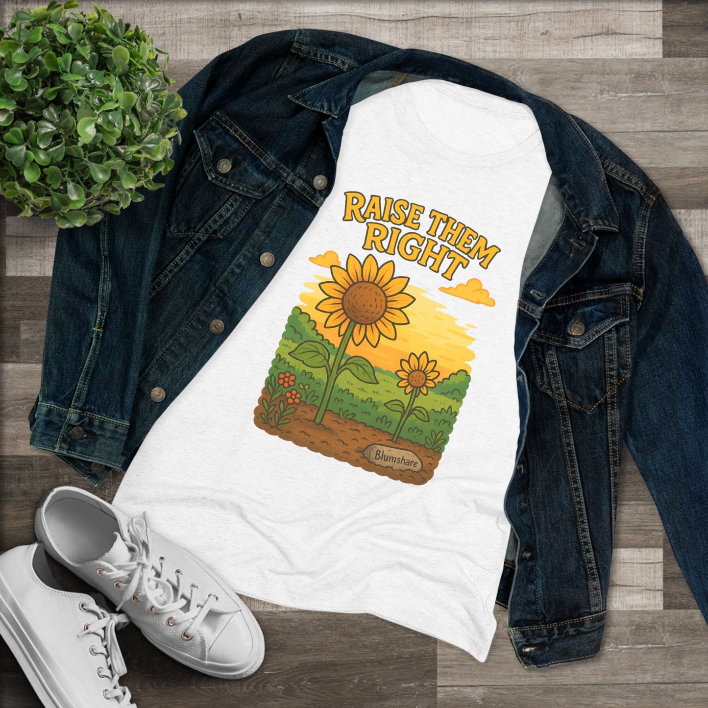 Raise Them Right | Women's Tri-Blend Tee