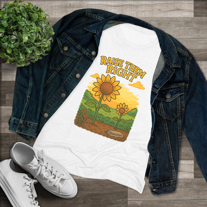 Raise Them Right | Women's Tri-Blend Tee