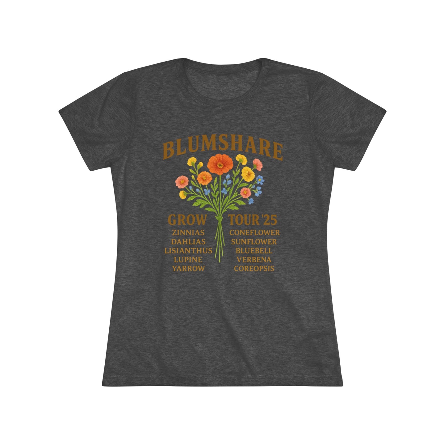 Flower Tour | Women's Tri-Blend Tee