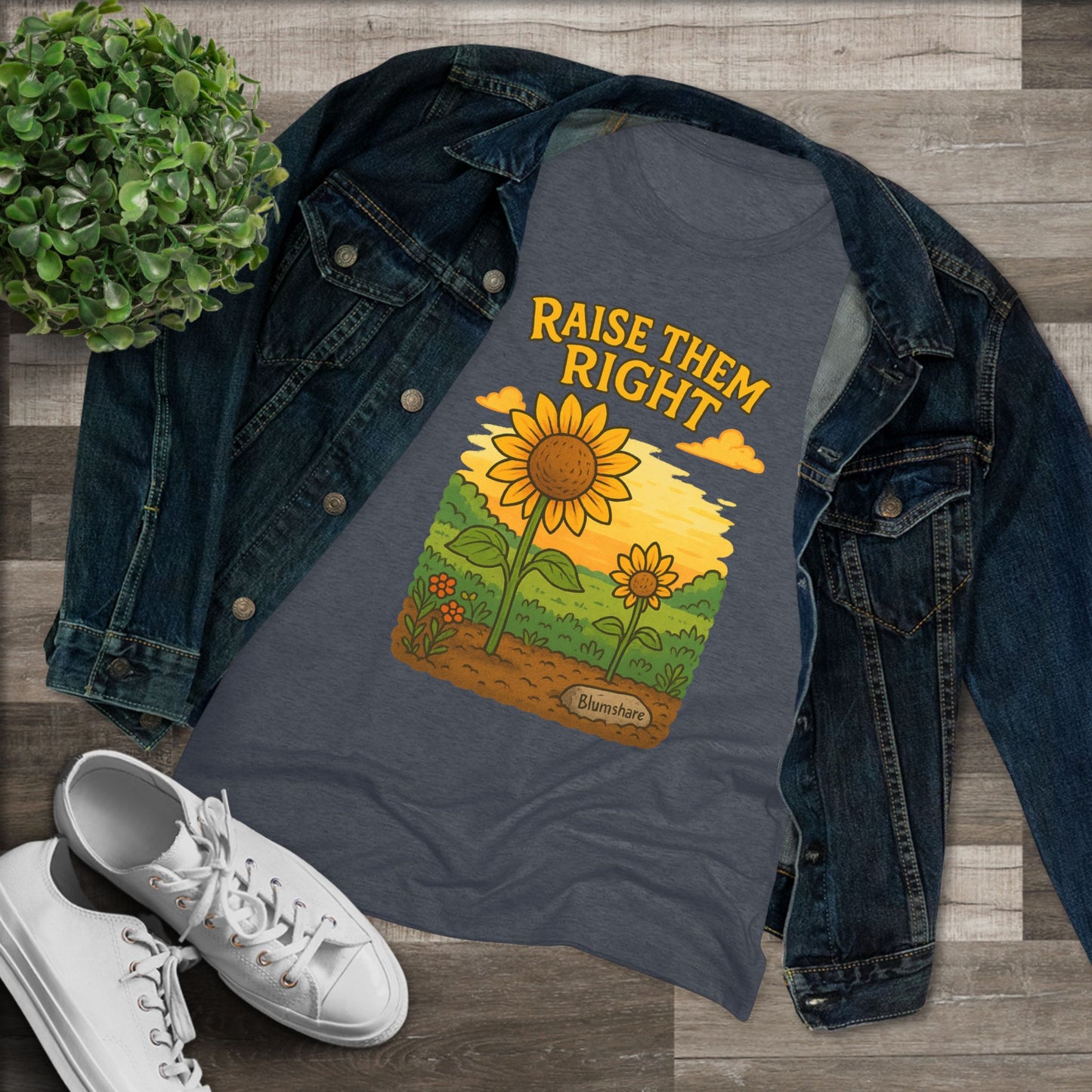 Raise Them Right | Women's Tri-Blend Tee