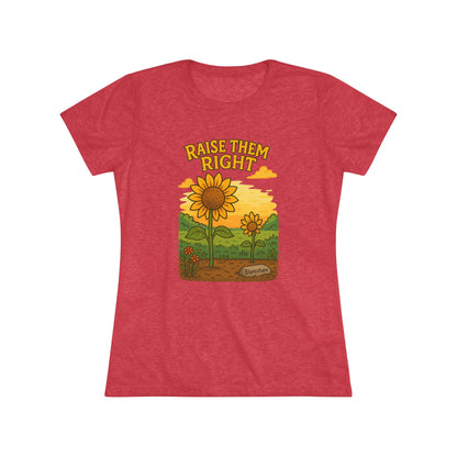 Raise Them Right | Women's Tri-Blend Tee
