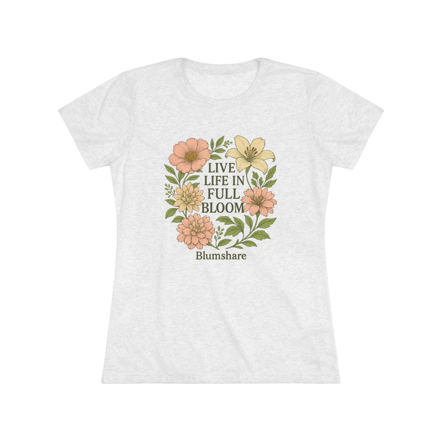 Full Bloom | Women's Tri-Blend Tee