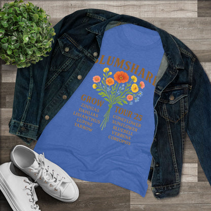 Flower Tour | Women's Tri-Blend Tee