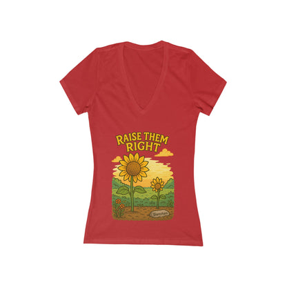Raise Them Right  | Women's V-Neck