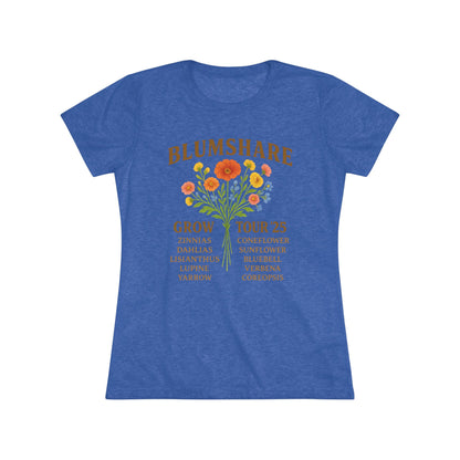 Flower Tour | Women's Tri-Blend Tee