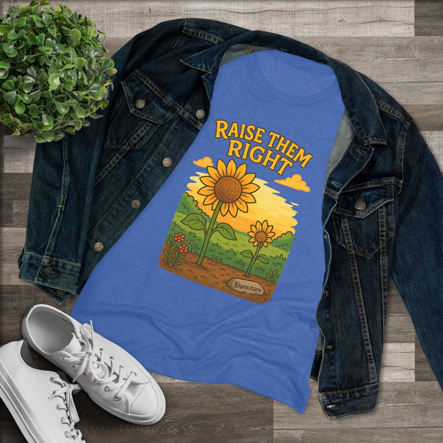 Raise Them Right | Women's Tri-Blend Tee