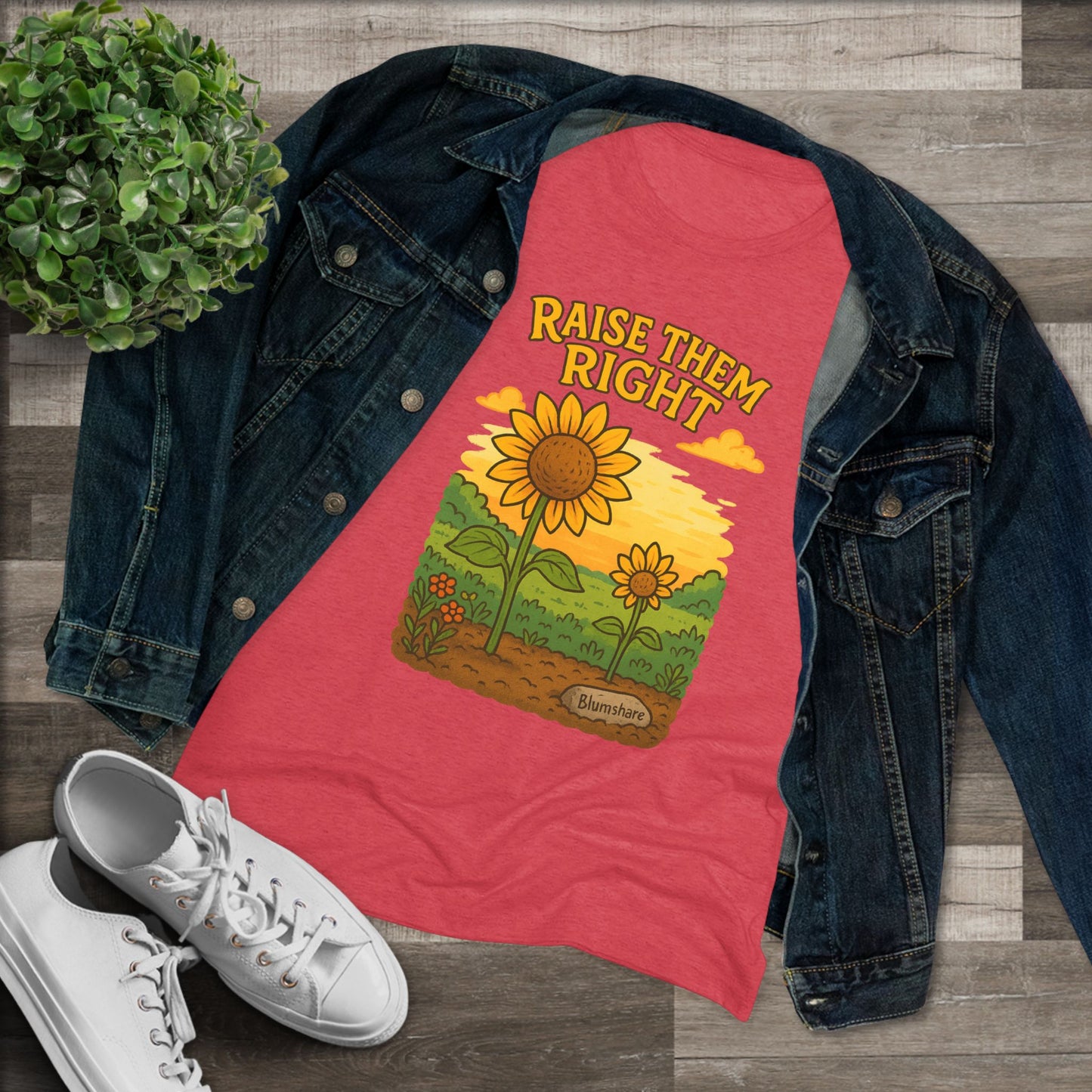 Raise Them Right | Women's Tri-Blend Tee