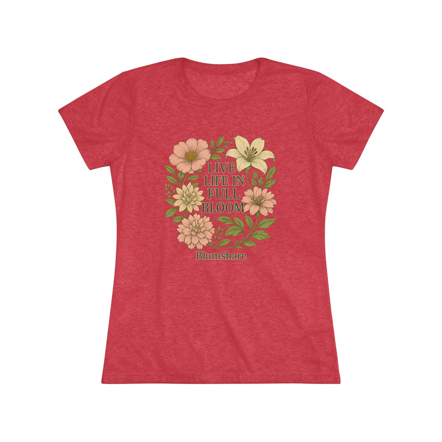 Full Bloom | Women's Tri-Blend Tee