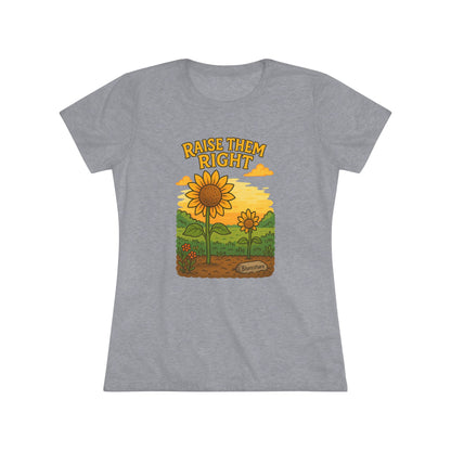 Raise Them Right | Women's Tri-Blend Tee