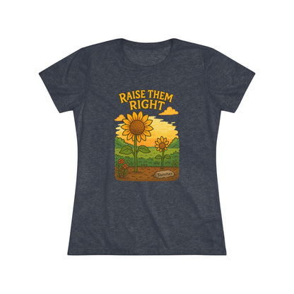 Raise Them Right | Women's Tri-Blend Tee