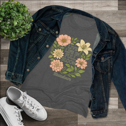 Full Bloom | Women's Tri-Blend Tee