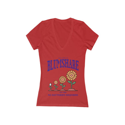 No Batteries Required  | Women's V-Neck