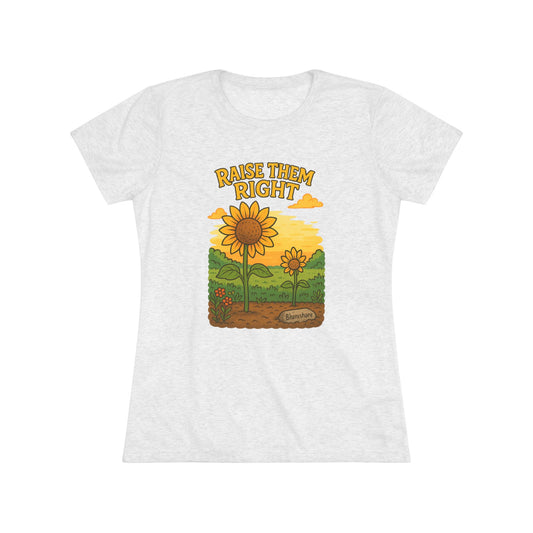Raise Them Right | Women's Tri-Blend Tee