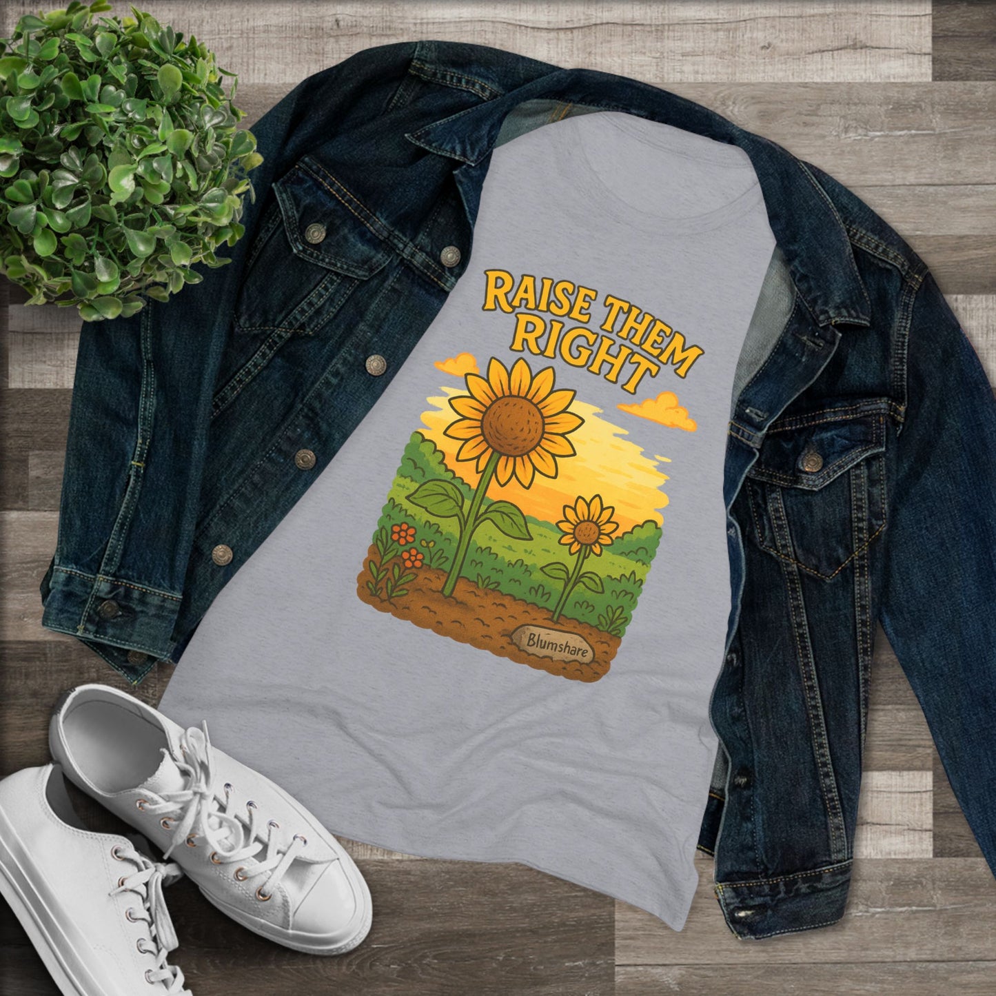 Raise Them Right | Women's Tri-Blend Tee