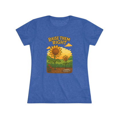 Raise Them Right | Women's Tri-Blend Tee